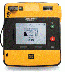 Lifepak 1000 AED Manual Defib Monitor front