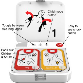 Lifepak CR2 AED from Physio Control