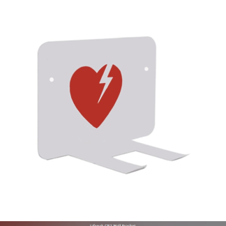 Lifepak CR2 wall bracket wall mount